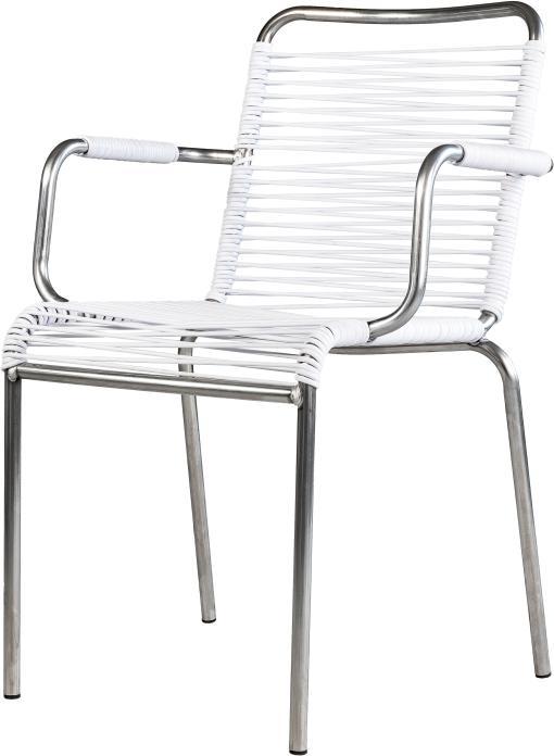 Actual product image Fiam MYA SPAGHETTI ARMLEHNSTUHL Bianco