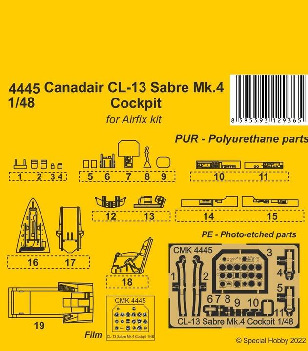 Immagine prodotto CMK Abitacolo del Canadair CL-13 Sabre Mk.4