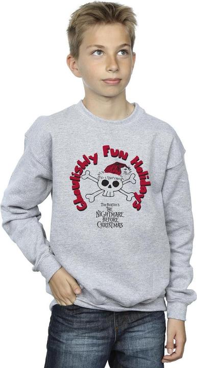 Immagine prodotto Disney The Nightmare Before Christmas Ghouishly Fun Holidays Felpa Ragazzi (104)
