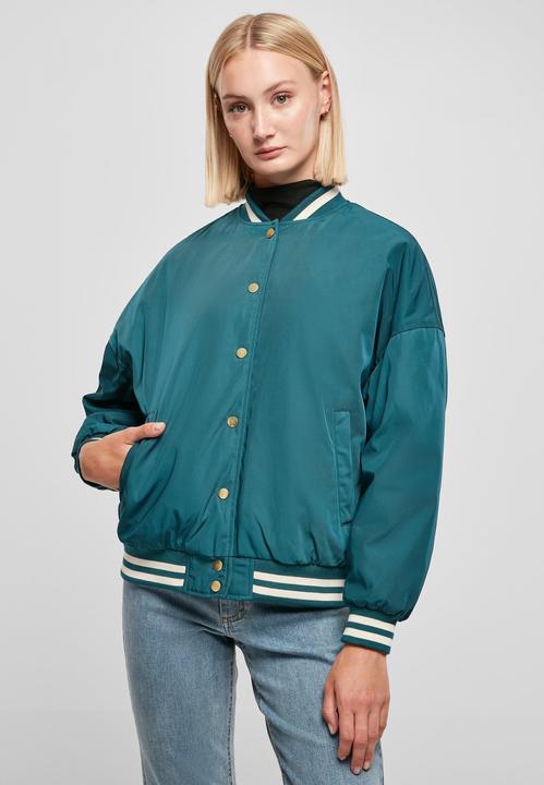 Actual product image Urban Classics Ladies Oversized Recycled College Jacket - 20391 (5XL)