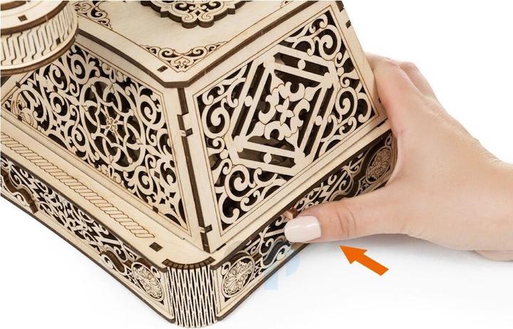 Image du produit Eco Wood Art Kit de maquette 3D en bois - Teélephone rétro