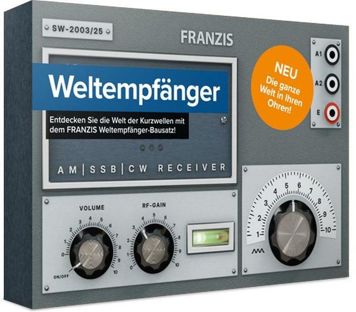 Actual product image Franzis Build your own world receiver