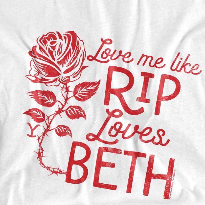 Actual product image Yellowstone Mens Love Me Like Rip Loves Beth T-Shirt (M)