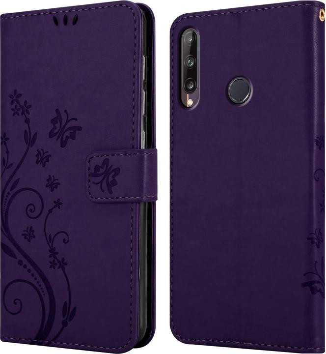 Image du produit Cadorabo Couverture du livre de fleurs (Huawei P40 Lite E)