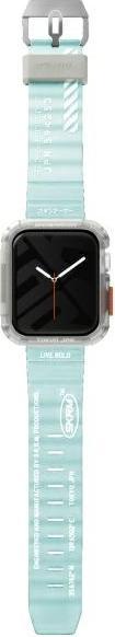 Actual product image Skinarma Band Shokku Apple Watch 45/44/42mm blue