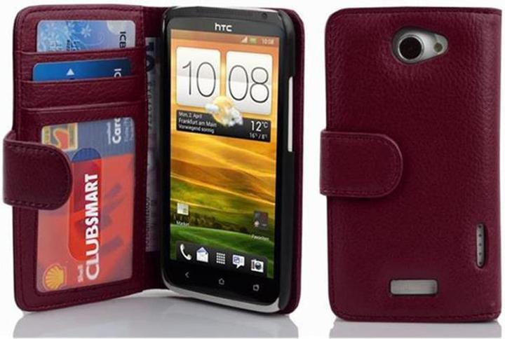 Produktbild Cadorabo Book mit 3 Kartenfächer Cover (HTC One X+)