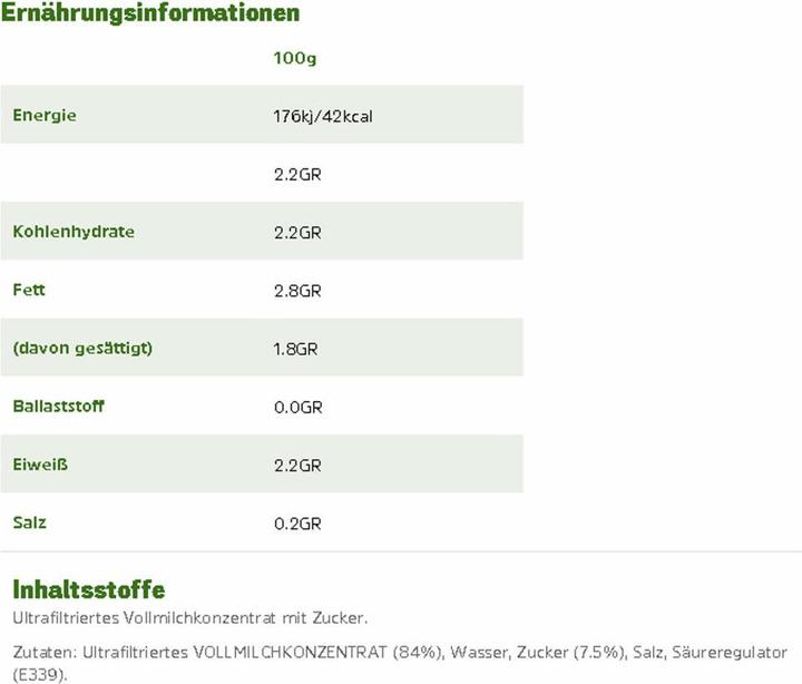 Label énergétique Jacobs Composition Du Lait (21.50 g)