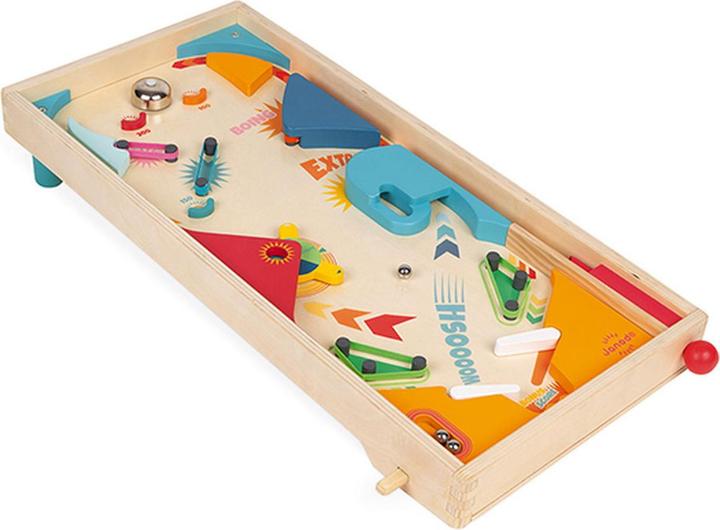 Actual product image Janod Pinball machine (German)