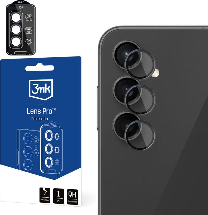 Produktbild 3MK Samsung Galaxy A14/A34 5G - Lens Protection Pro Black (1 Stück, Samsung Galaxy A14, Samsung Galaxy A14 5G, Samsung Galaxy A34 5G)