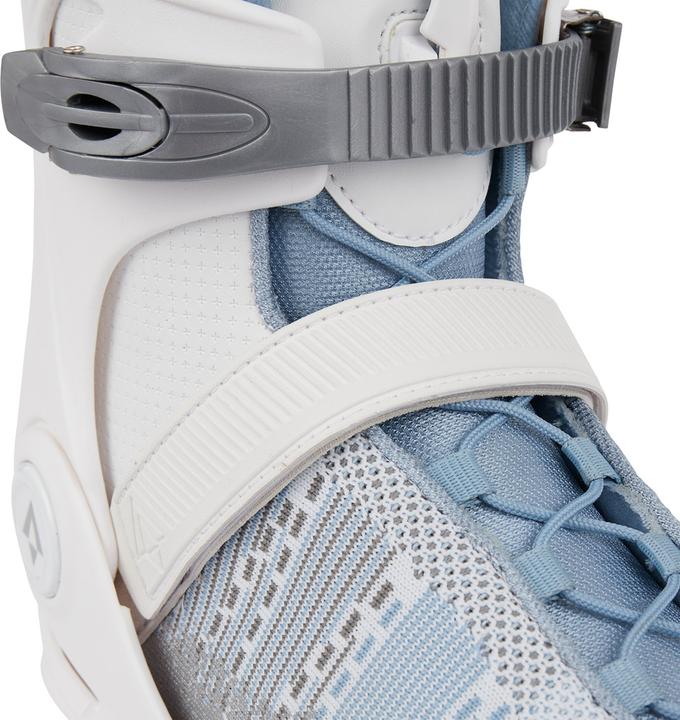 Immagine prodotto Tecnopro Pattino da hockey su ghiaccio Maverick 1.0 da donna (misura: 41.0, 900 nero/bluelight/argento) (41)
