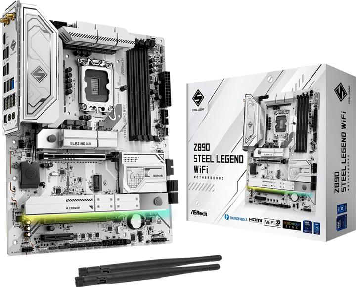 Immagine prodotto AsRock Z890 Steel Legend WiFi (Presa S1, Intel Z890, ATX)