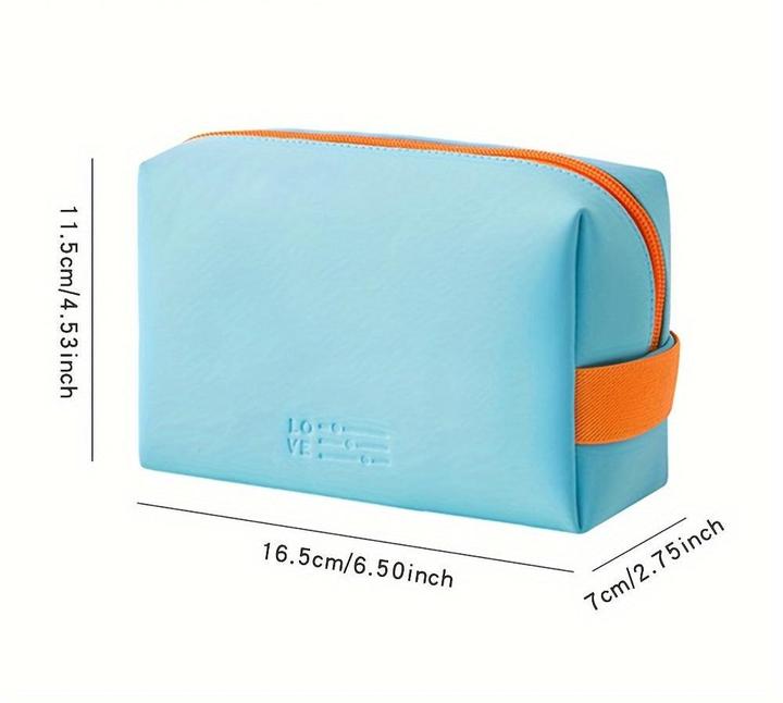 Actual product image Only-Bags.Store "Love" pattern cosmetic bag, waterproof simple make-up organiser bag, portable