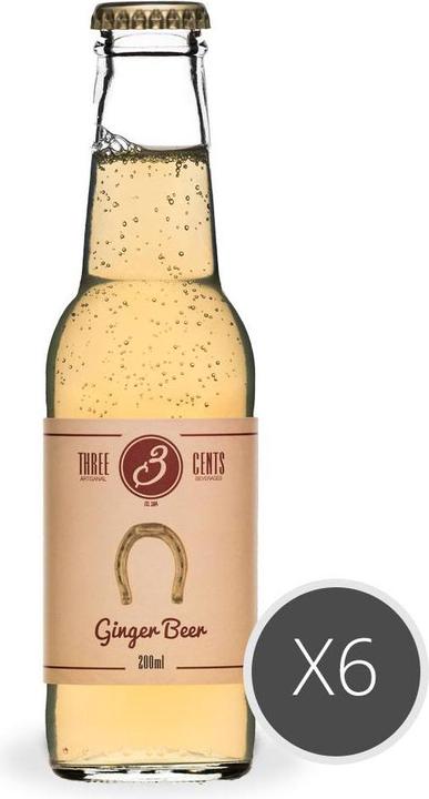 Immagine prodotto Three Cents Birra allo zenzero (6 x 20 cl)
