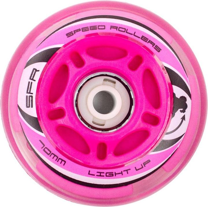 Sfr Inline Skate Wheels Light Up Inline Pink 2023