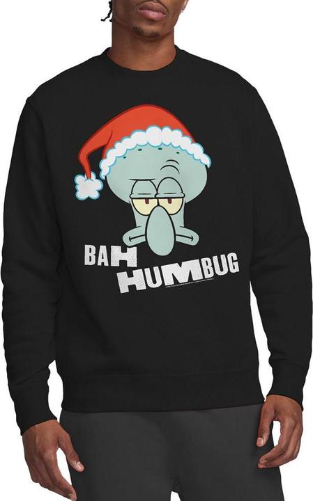 Produktbild Spongebob Squarepants Bah Humbug Sweatshirt weihnachtliches Design (M)