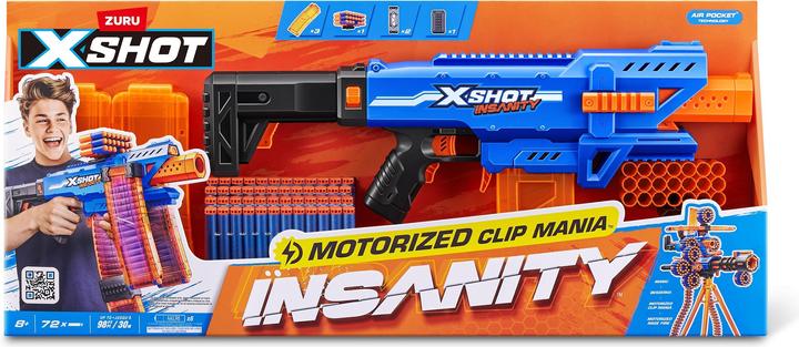 Actual product image Zuru Insanity Motorized Clip Blaster