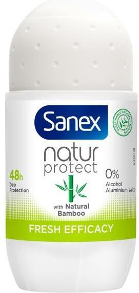 Actual product image Sanex NATURE PROTECT 0% fresh bamboo deo roll-on 50 ml (Roll-on, 50 ml)