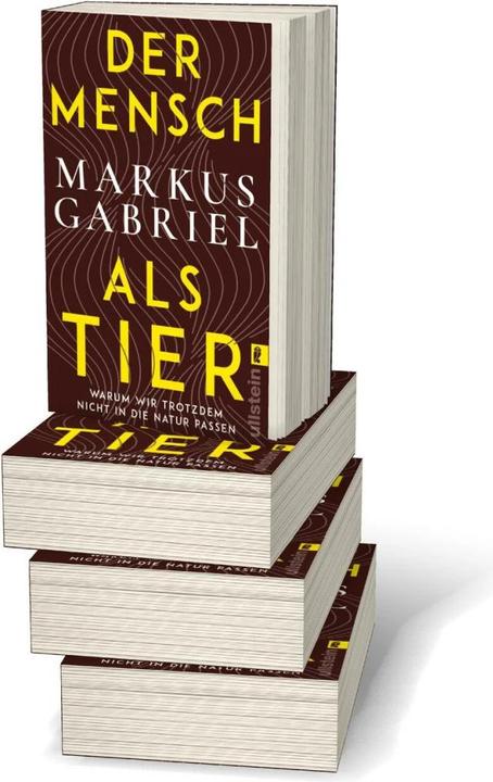 Image du produit Der Mensch als Tier (Allemand, Markus Gabriel, 2023)