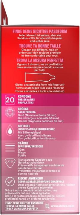 Actual product image Durex Invisible Super Thin (20 pcs.)