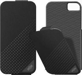 Immagine prodotto X-Doria Dash Flip Cover per iPhone 5 - Nero (Apple iPhone 5)