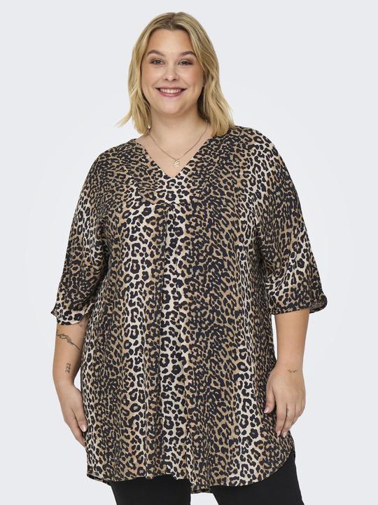 Produktbild Only CARNOVA Kurzes Kleid Tunika mit halber Knopfleiste (44)