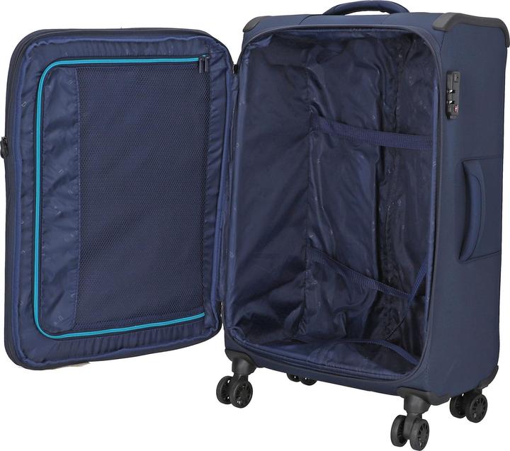 Actual product image D&N Travel Line 9004 4-wheel suitcase set 3 pcs. (204 l, XL (from 140l))