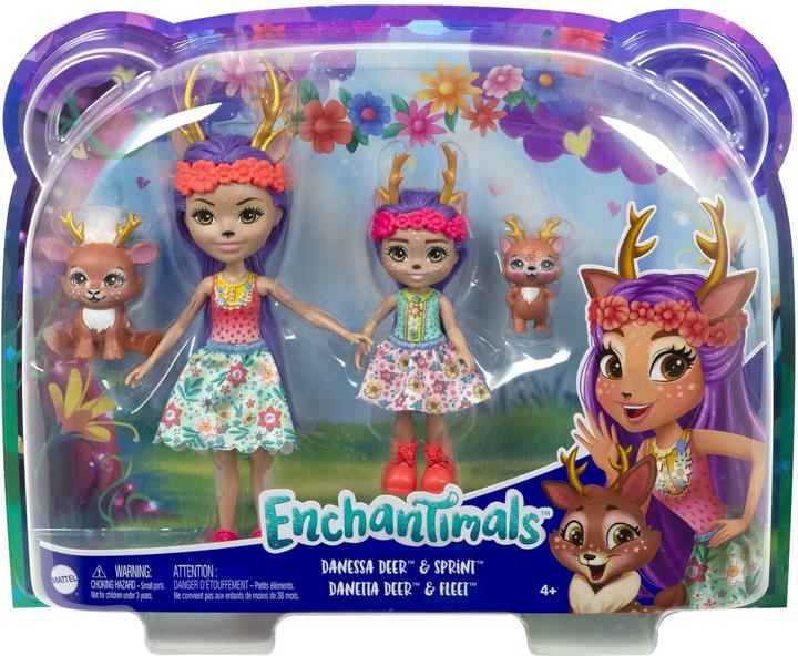 Image du produit Enchantimals Puppe + Little Sister Sort.