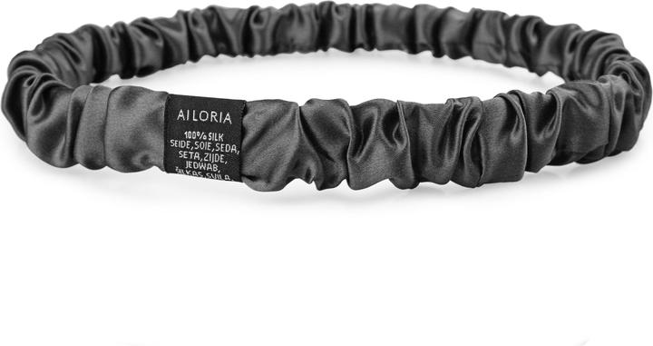 Immagine prodotto Ailoria LUXE LOOP Fascia per capelli in seta (antracite) (Decorazioni)