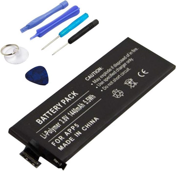 Image du produit AccuCell Batterie Apple iPhone 5 Batterie 616-0611, 616-0613, A1429