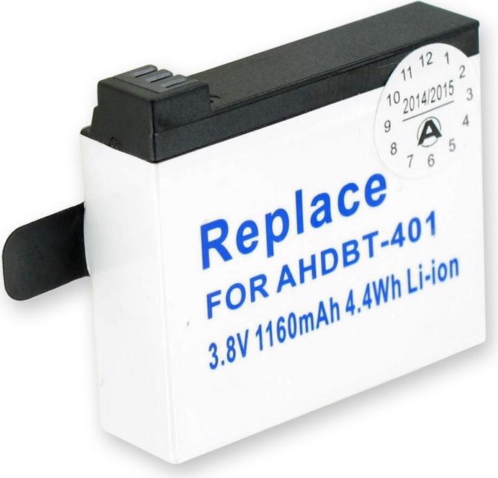 Image du produit GoPro Batterie Hero 4 Batterie AHDBT-401, BT-401 (Batterie)