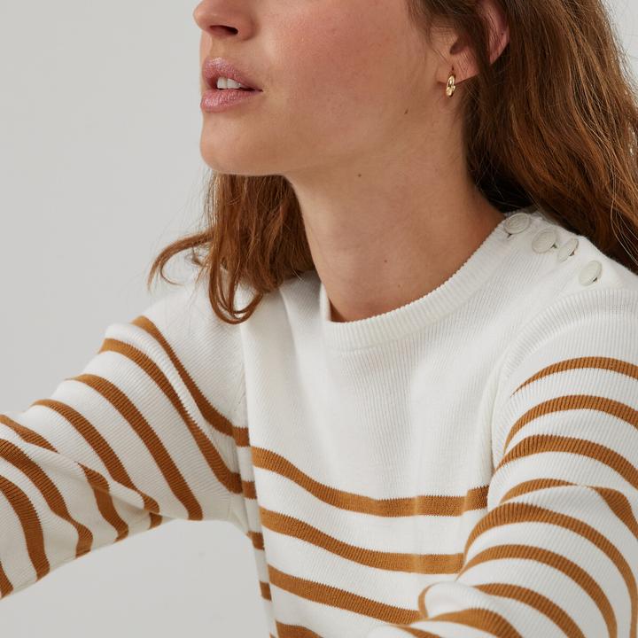 Actual product image La Redoute Collections Organic cotton sailor jumper (L)