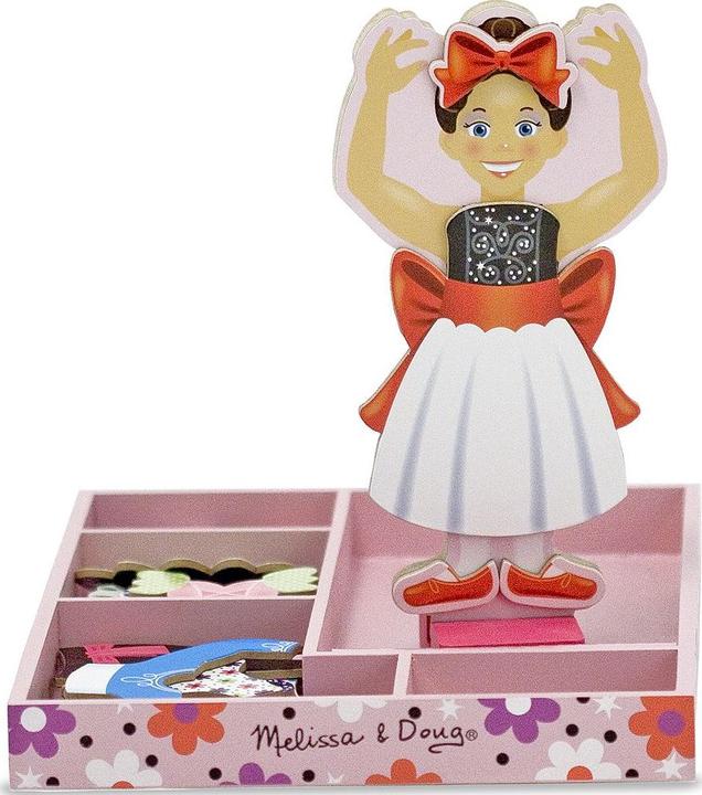Immagine prodotto Melissa & Doug Magnetique Bois Nina Ballerina 29pcs (fr-de-en-es) (27 pezzi)