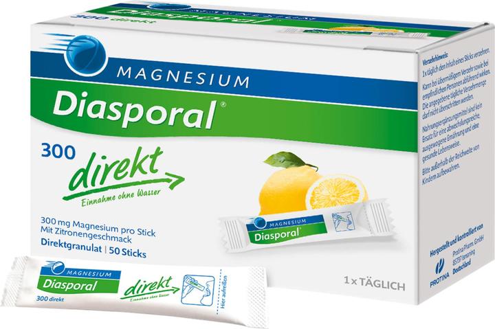 Produktbild magnesium diasporal Diasporal 300 direkt Magnesium Granulat Sticks, 50 St. Beutel (50 Stück, Beutel)