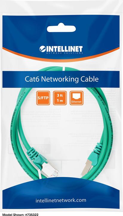 Image du produit Intellinet Câble de raccordement (S/FTP, CAT6, 30 m)