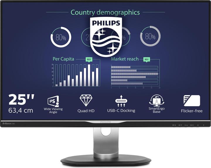 Image du produit Philips 258b6queb (2560 x 1440 pixels, 25")