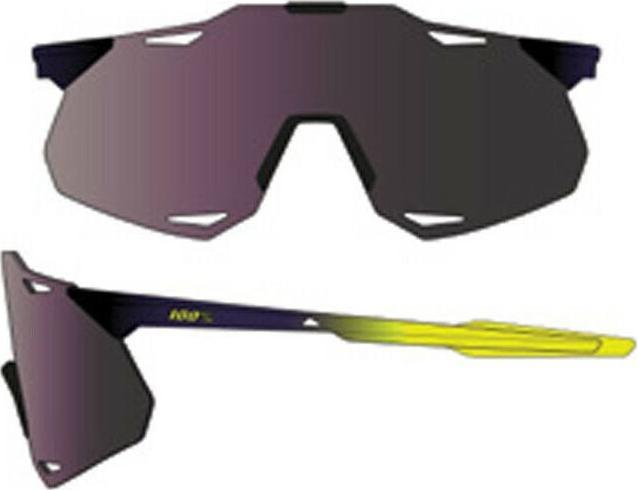 Produktbild 100% Brille Hypercraft XS Matte Met Brights-Purple (Matte Metallic Digital Brights, Violett)