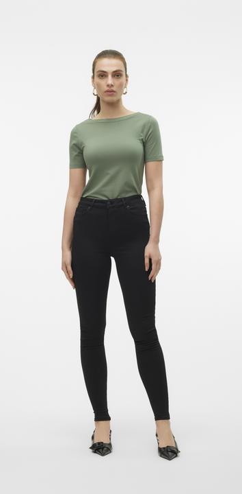 Produktbild Vero Moda U-Boot-Ausschnitt Oberteil mit kurzen Ärmeln (XL)