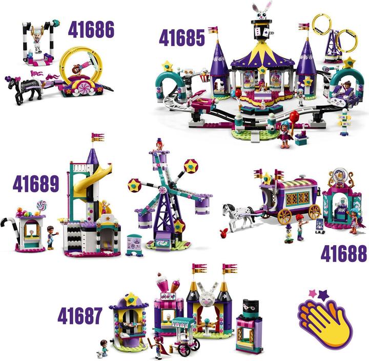 Actual product image LEGO Magic Ferris Wheel with Slide (41689, LEGO Friends)