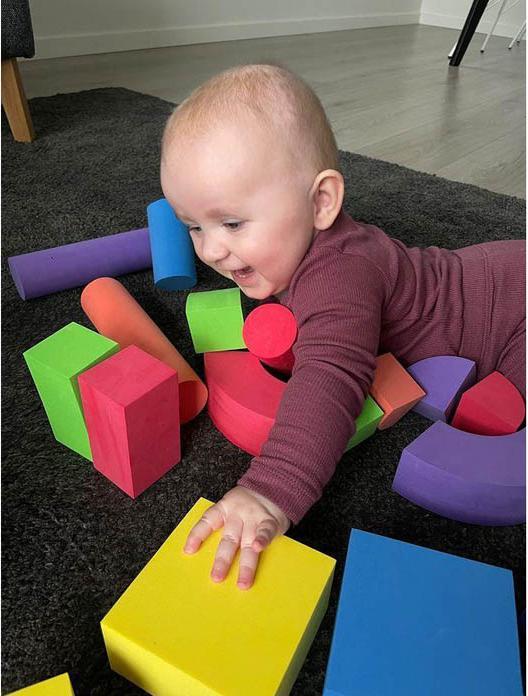 Image du produit Babytrold Pädagogische Schaumstoffblöcke