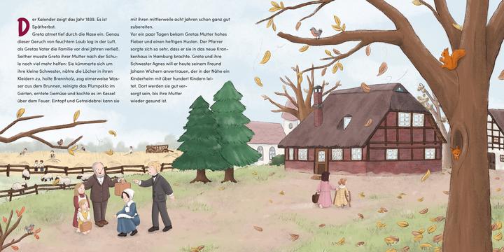Produktbild Greta wartet auf Weihnachten - Wie der Adventskranz erfunden wurde (Deutsch, Nadine Hasselwander Sabine Wiediger, 2024)