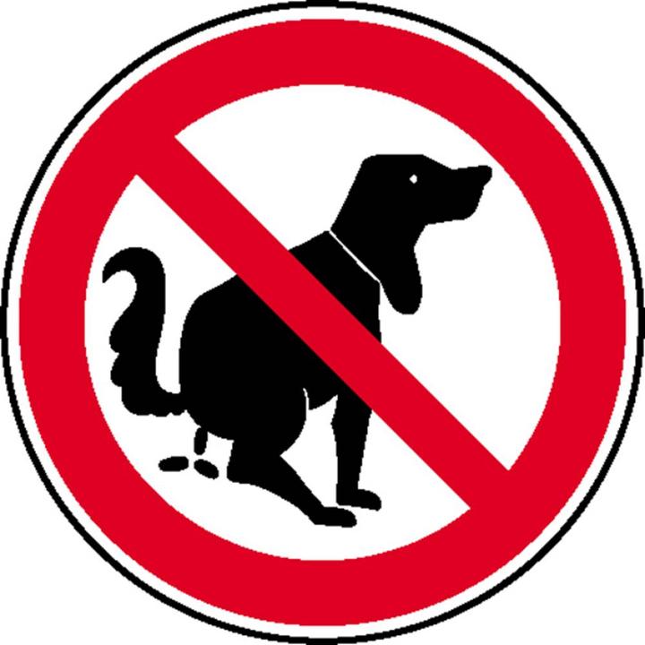 Produktbild SafetyMarking Verbotsschild Hier kein Hundeklo