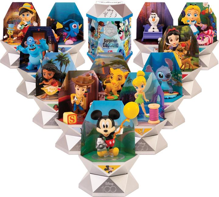 Produktbild YuMe Figur Disney 100 Suprise Capsules Series 1 assortiert