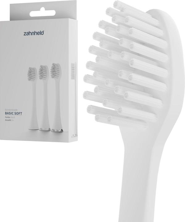 Zahnheld Bürstenkopf Basic Soft 3x Weiss (3 x)