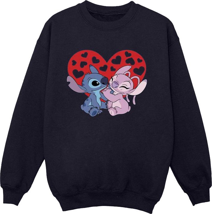 Disney Lilo & Stitch Hearts Sweatshirt Jungen