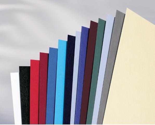 Immagine prodotto GBC LeatherGrain - Cartone A4 100 pz - blu reale