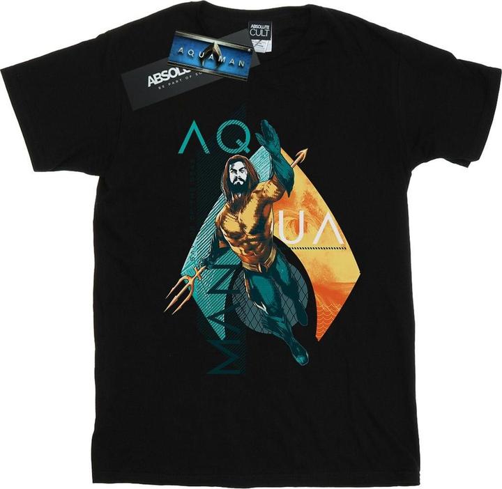 Image du produit - T-shirt AQUAMAN TROPICAL ICON - Garçon (140, 146)