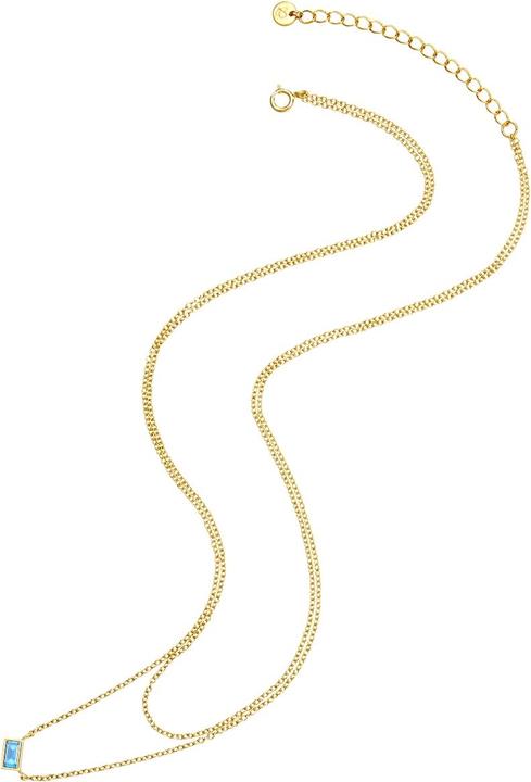 Produktbild Glanzstücke München Damen Sterling Silber Zirkonia gelbgold 42,0/36,0 cm Basiskette + 5,0 cm Verläng - 29948 (Sterling Silber)