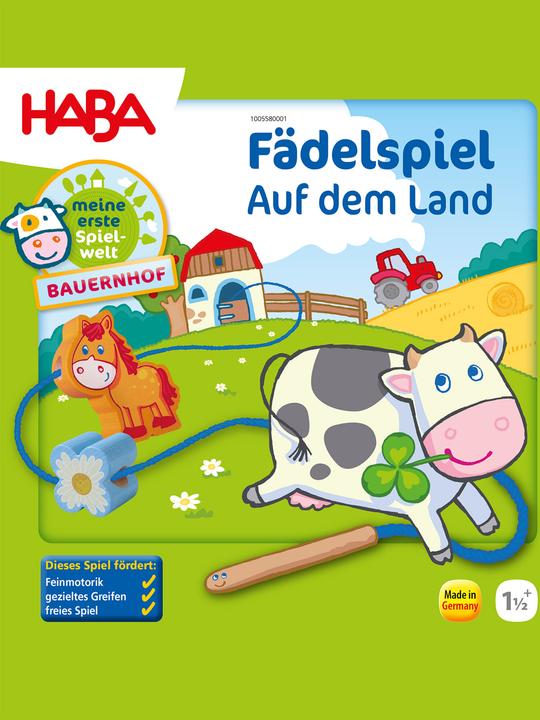 Produktbild Haba Fädelspiel Auf dem Land (Deutsch)