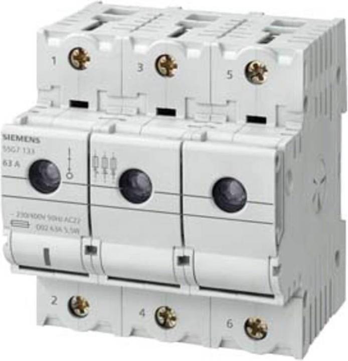 Immagine prodotto Siemens Sezionatore MINIZED Fusibili D02 A Un AC (Fusibile NH-DIN, 35 A)