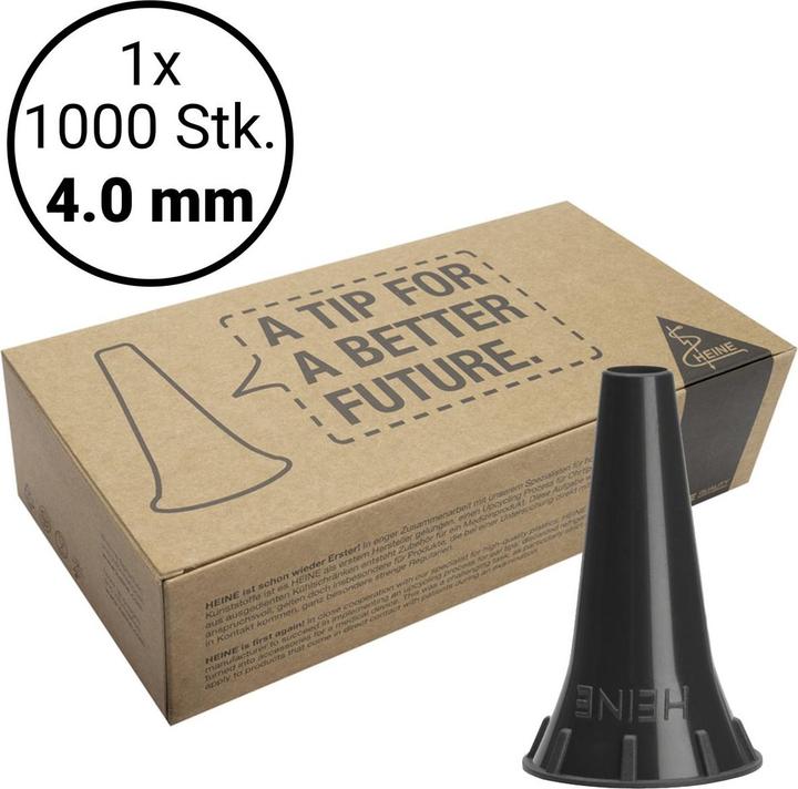 Actual product image Heine AllSpec Einweg-Tips 4.0 mm - 1000 Otoskop-Trichter